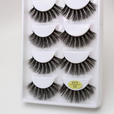 China Handmade Silk 3D Faux Mink Eyelashes Your Own Brand Mink Eye Lashes Faux Mink Lashes Kit Private Label Mink Eye Lashes for sale