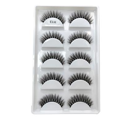 China Wholesale Handmade Fake Mink Lashes 3D 4D 5D 6D Fake Mink Lashes Private Label Dramatic Fake Mink Eyelashes for sale