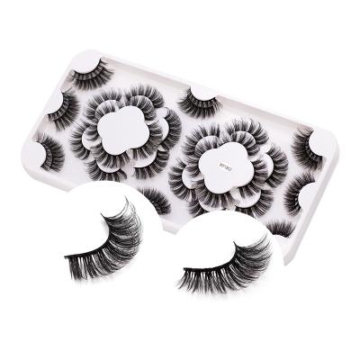 China Cilios Fur New Product Hot Handmade False Eyelashes 8D Eyelashes With Creative Packaging for sale