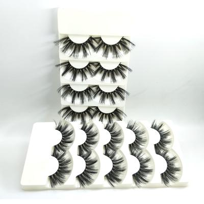 China 25mm Handmade 3D Mink Eyelashes Silk Eyelash Extension with Custom Eyelash Packaging for sale