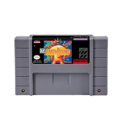 China USA Down to Earth Version 16 Bit RPG Battery Save Game Cartridge Earth Limit For SNES Games Bite Console 16 Game Card for sale