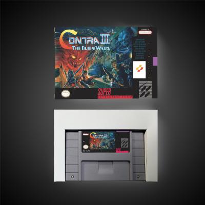 China Against III The Foreign Wars - 16 Bit US Version Action Game Cartridge With Retail Box For SNES 16 Bit Game Card for sale