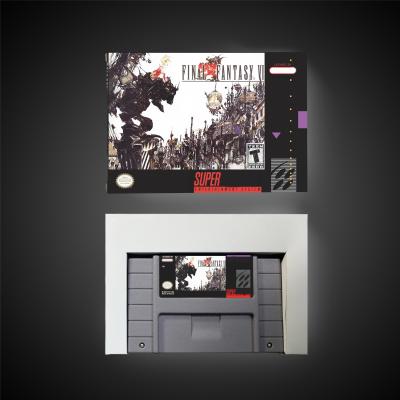 China Latest Game Fantasy VI 6 - US Version Battery Save RPG Game Cartridge With Retail Box For SNES 16 Game Bit Card for sale