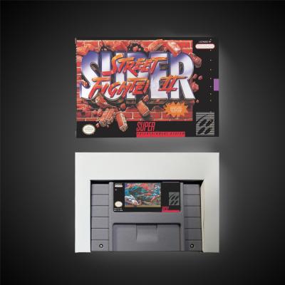 China Super Street Game Fighter II - US Version Action Game Cartridge With Retail Box For SNES 16 Game Bit Card for sale