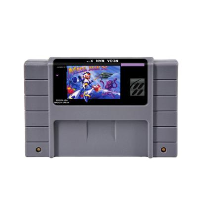 China USA Version 16 Bit SNES Game Cartridge English Bit Mega Man X MegaMan 16 Game Cartridge for sale