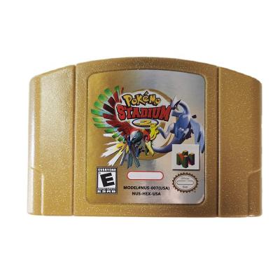 China Puzzle ABS Pokemoned Stage 1 or 2 or League or Snap for N64 Game Card USA NTSC Version N64 Cartridges for sale