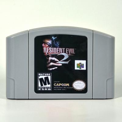 China ABS Game Resident Evil 2 For Retro N64 Game Card USA NTSC Version Viedeo 64 Bit N64 Cartridges for sale