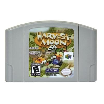 China ABS N64 Games Harvest Moon 64 USA NTSC Version Video 64 Bit N64 Cartridges for sale