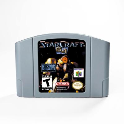 China ABS 64 Starcrafted 64 Star 64 Craft For Game N64 Card USA NTSC Version Video Retro 64 Bit N64 Cartridge for sale