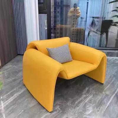 China Adjustable (other) Modern simple single sofa chair Italian creative leisure chair living room furniture crab chair for sale