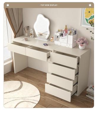 China Adjustable (other) Modern  Led Light Dressing Table Makeup Vanities Table Dresser Table for sale