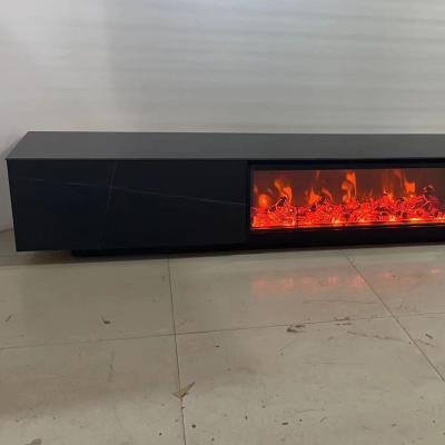 China Convertible Ornamental Tv Stand Cabinet With Electric Fireplace Custom Villa Decorative Cabinet Simulation Fire for sale