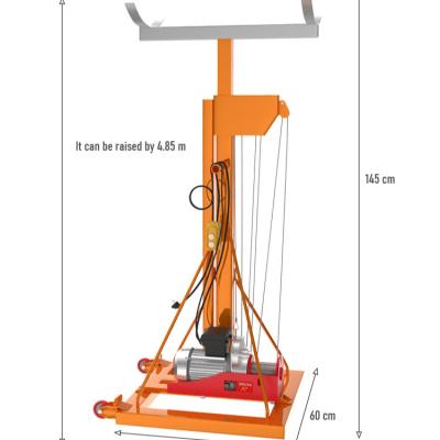 China Durable Customized Remote Control Portable Roller Door Crane Small Cranes For Roller Shutter Door Install for sale