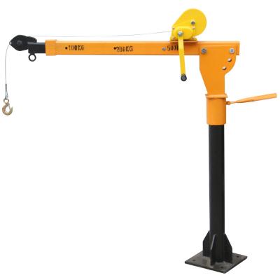 China Other 12V Small Truck Mounted Crane 1t 24V Truck Mounted Crane Household Lifting Crane 220V Electric Crane for sale