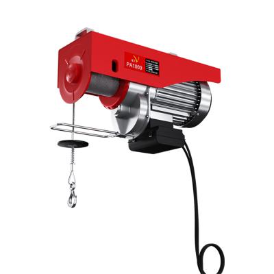 China Hotels Construction Hoisting Hoists PA200-1500 Mini Electric Crane 100kg Electric Winch Industry Electric Hoists Crane for sale