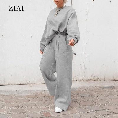 China Custom Fashion Casual Crop Breathable Sportswear Top Hoodie And Tracker Women Set Tracksuits Sports Tracksuit for sale