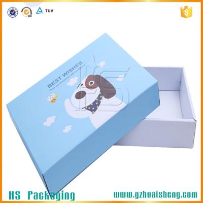 China Custom birthday gift packaging box with paper bags for sale