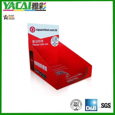 China Cardboard counter trays PDQ Display point of purchase for merchandise displaying for sale