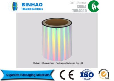 China Clear BOPP Holographic Film , Self Adhesive Holographic Film For Packaging for sale