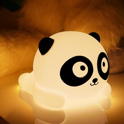 China Modern Animal Design Kids Room Environment LED Panda Night Light With USB Port Night Light for sale