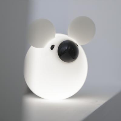 China Modern Cute Mouse Lamp Rechargeable Kawaii Baby Lamp Night Lights for Kids Room Bedroom Toddler Boys Girls LED Night Lamp for sale