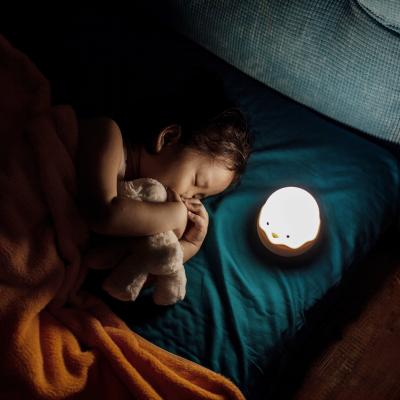 China New modern led baby light baby light ABS silicone eggshell chicken touch design cute lighting bedroom power night lamp for play for sale