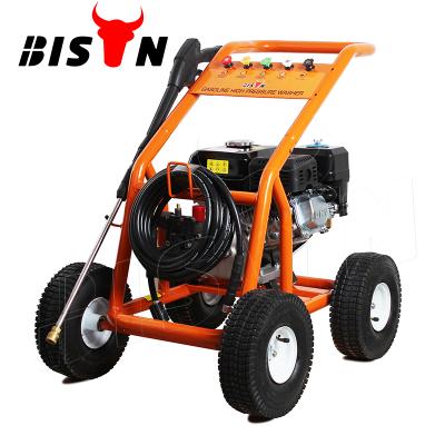 China Car Cleaning Bison China Electric Start High Pressure Gasket 170Bar 9LPM 220V High Pressure Cleaner for sale