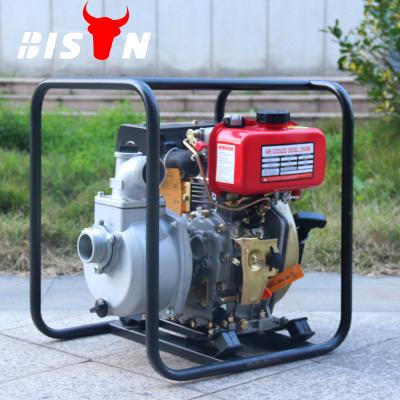 China Sewage BISON (CHINA) 3 inch diesel water pump, farm irrigation diesel water pump, diesel water pump set price for sale