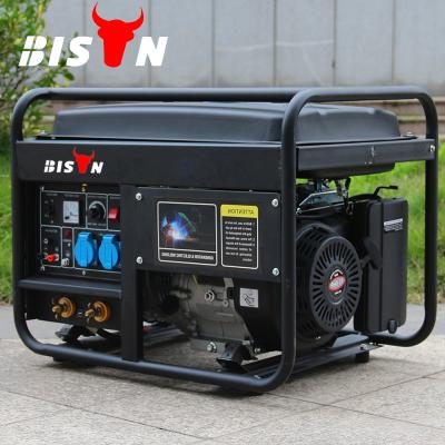 China Small Generator Provide Electric Power For Home Use BISON Welder Portable Generator BS6500WG (CHINA) for sale