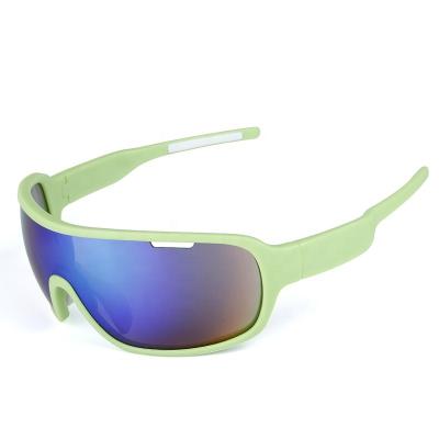 China Custom sports sunglasses quality tr90 1 frame 5 variable colorful lens sports sunglasses for sale for sale