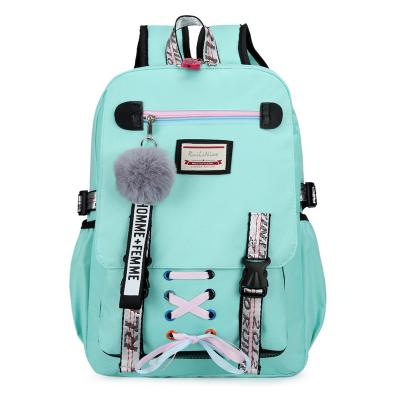 China Leisure Anti-theft Custom Logo Bagpack School Bag Children Anti-theft Student Girls Backpack for sale