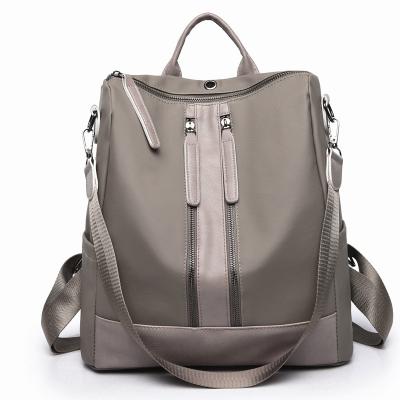 China Anti Theft Anti Theft Backpack Women Leather Oxford School Shoulder Bag Waterproof for sale