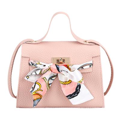 China Wholesale New Style Custom Girl Bow Ribbon Cross - Body Bags Women Ladies Shape Mini Handbag Purses And Handbags for sale