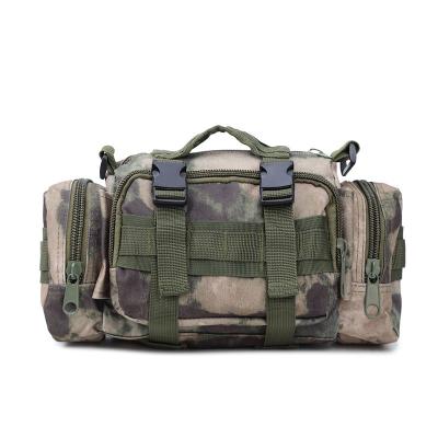 China Camouflage Outdoor Military Anti Theft Camera Backpack Tactical Messenger Waist Bag For Army Fan for sale