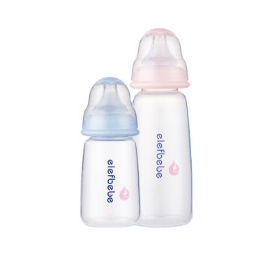 China BPA Free Standard Baby Feeding Bottle Baby Milk Bottle Set Baby Bottle Neck BPA Free PP Feeding Bottle for sale