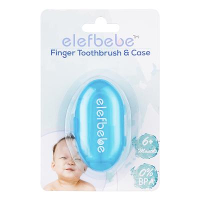 China BPA Free Popular Baby Product Baby Finger Toothbrush For Teething Training for sale