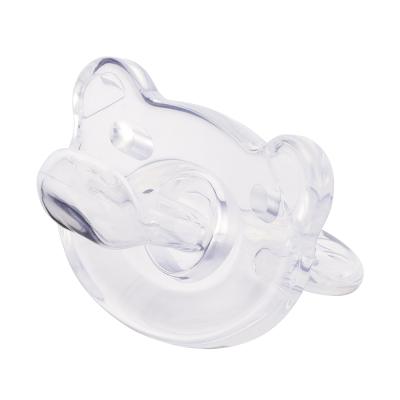 China Hot Selling BPA Free Reusable Silicone Baby Soothers Safety Colorful Silicone Baby Pacifier With Case for sale