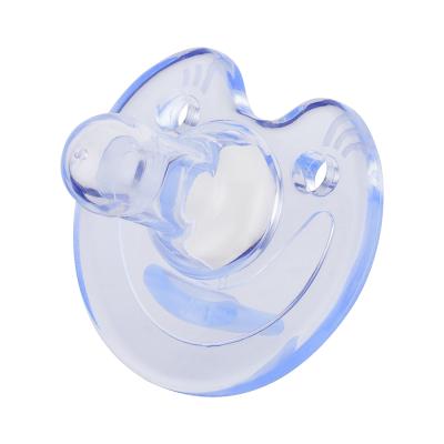 China BPA Free Food Grade Safe Silicon Material Cute Soother Baby Sleep Pacifier With Clip for sale