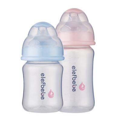 China BPA Free Wide Neck Variable Flow 180ml 240ml Baby Milk Bottle Anti Colic Set for sale