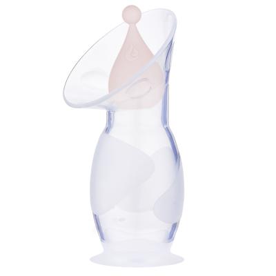 China BPA Free Factory OEM Soft Breastfeeding Milk Pumps Hands Suction Free Portable Silicone Manual Breast Pump for sale