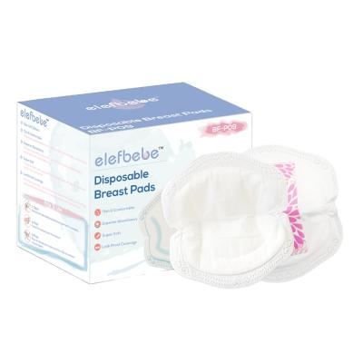 China BPA Free 100ml Disposable Absorbent Soft Untra 3D Shaped Breast Pads For Mom Breadtfeeding for sale