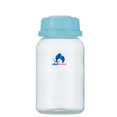 China BPA Free Food Grade PP Silicone Standard Mouth Milk Storage Bottle 125ml BPA Free for sale