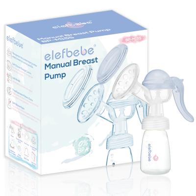 China BPA Free Easy Operation Baby Product Manual Breast Pump With Lock Handle for sale