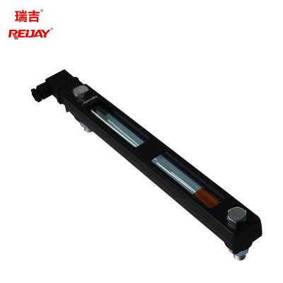 China ODM Hydraulic Oil Tank Level Gauge Aluminum Hydraulic Fluid Sight Glass 127mm for sale