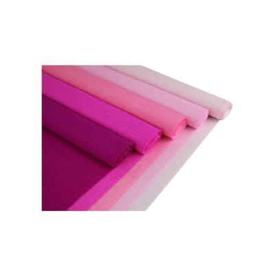 China Crepe Paper Bulk Disposable Crepe Paper Rolls For Decorations Colored Crepe Paper for sale