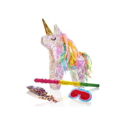 China Unicorn Pinata Disposable Mixed Pinatas in Batches for Gift Birthday Party Supplies with Multi Color for sale