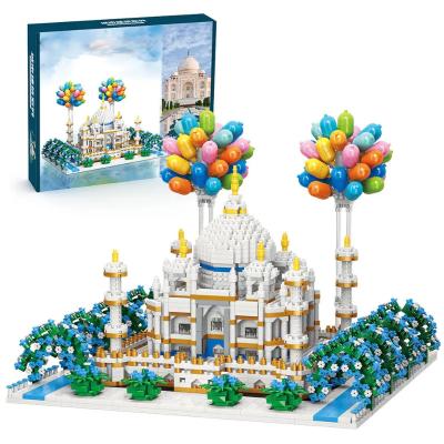 China Famous Taj Mahal Garden Edition Architecture Blocks World Famous Creativity Architecture Blocks Mini Building Block Toy Set for sale