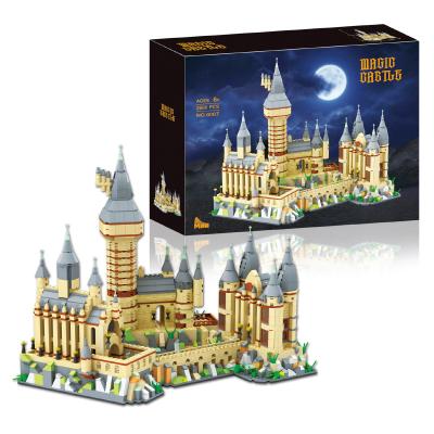 China Magic Castle Building Blocks Assembling Puzzle Toys Children Set Assembling Toys DIY Mini House Puzzle For Children 2680PCS for sale