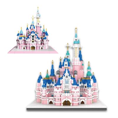 China Princess Castle Building Block DIY Mini Block Brick Toys DIY Mini Block Building Block Set Good For Girls Birthday Gifts for sale