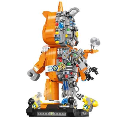 China Robot Set Toys Space Version Unicorn Building Blocks Kit Robot Set Toys Micro Blocks High Quality 1277PCS for sale